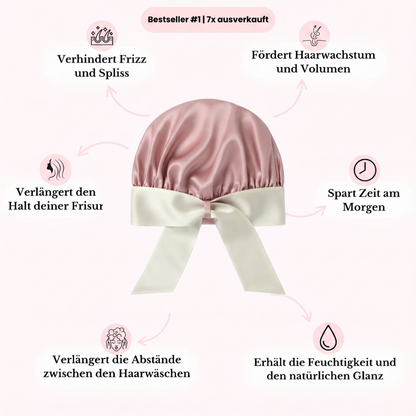 Deluxe Seiden Schlafhaube