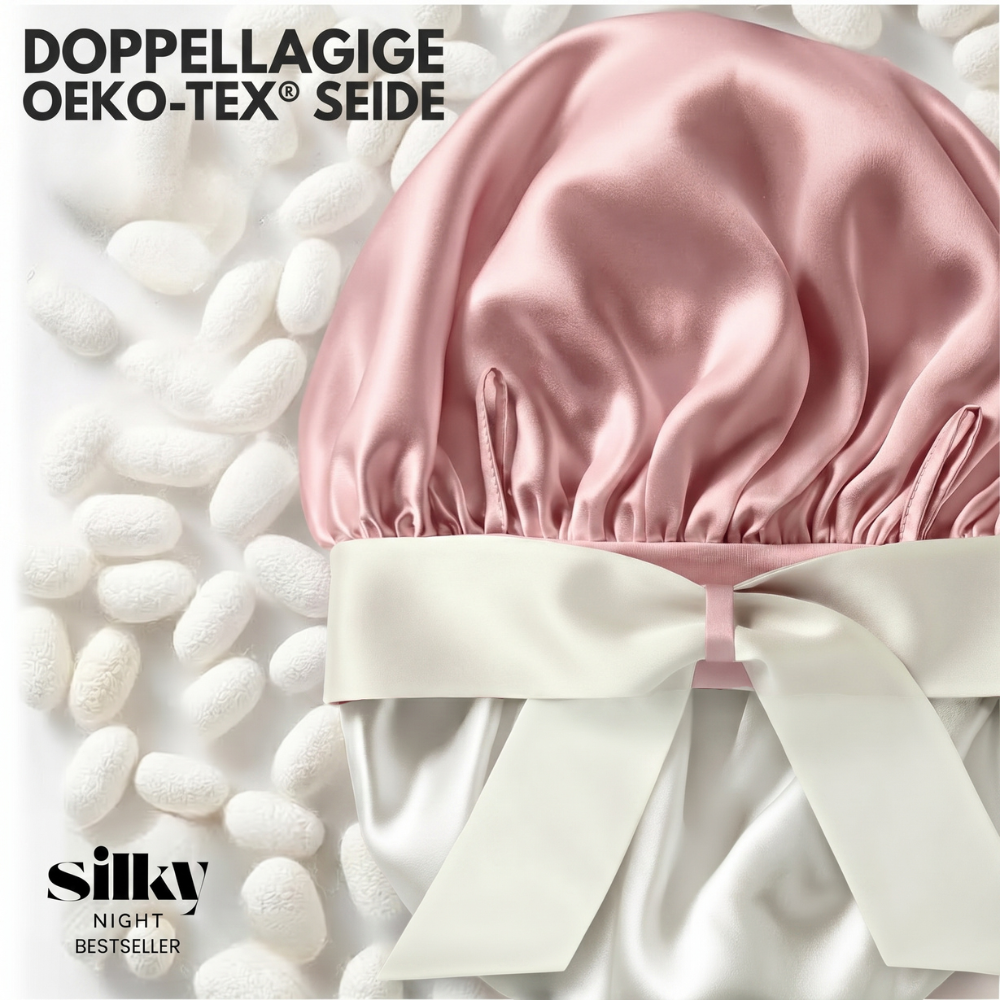 Deluxe Seiden Schlafhaube