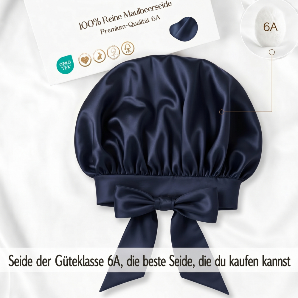 CurlShield – Seiden-Schlafhaube für Locken | OEKO-TEX®