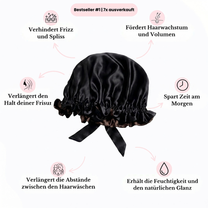 Seiden Schlafhaube schmaler Bund