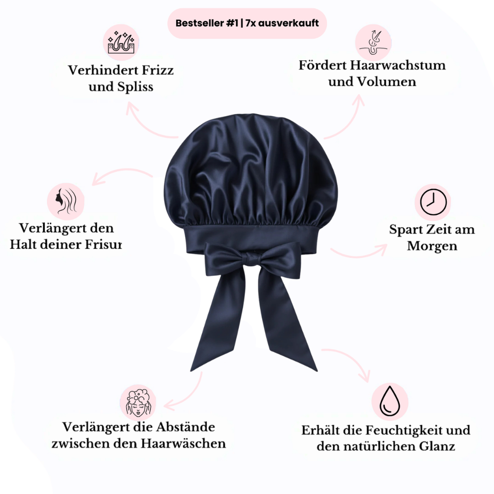 CurlShield – Seiden-Schlafhaube für Locken | OEKO-TEX®
