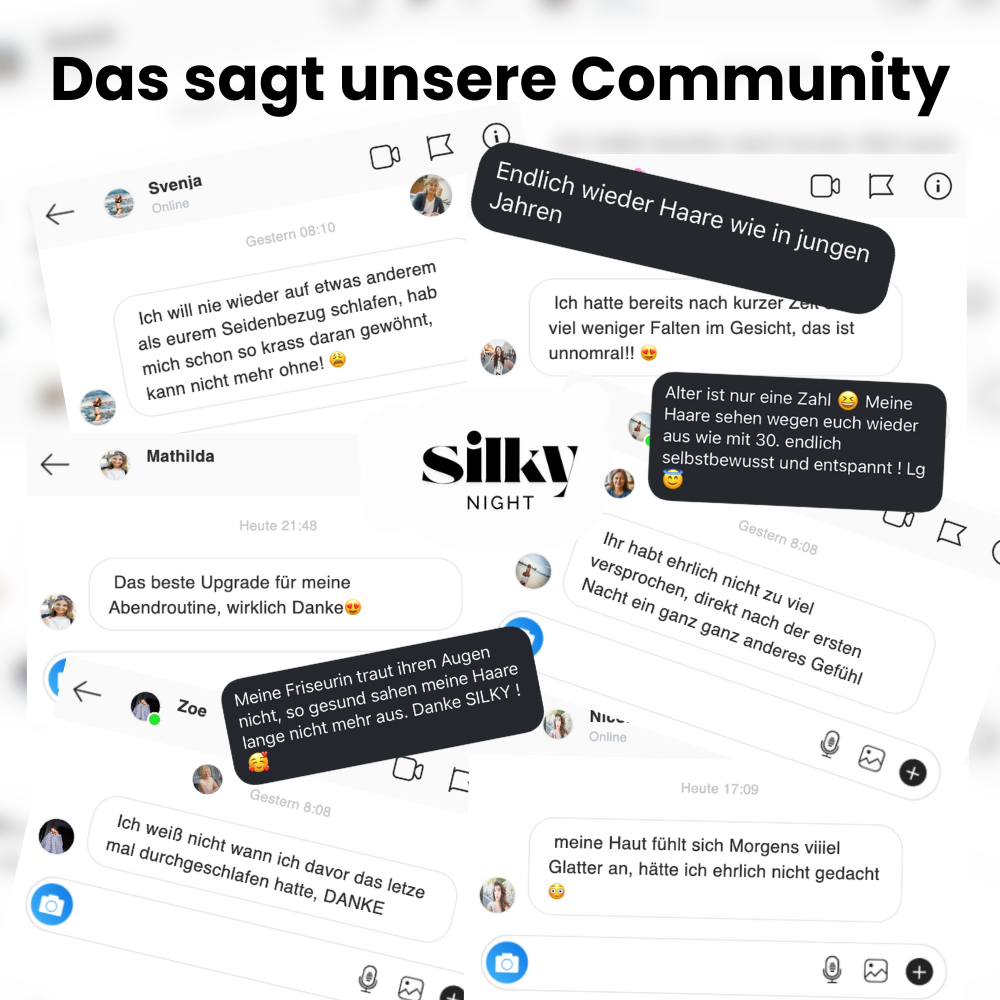 Seidenbezug passend für ergonomisches Kissen