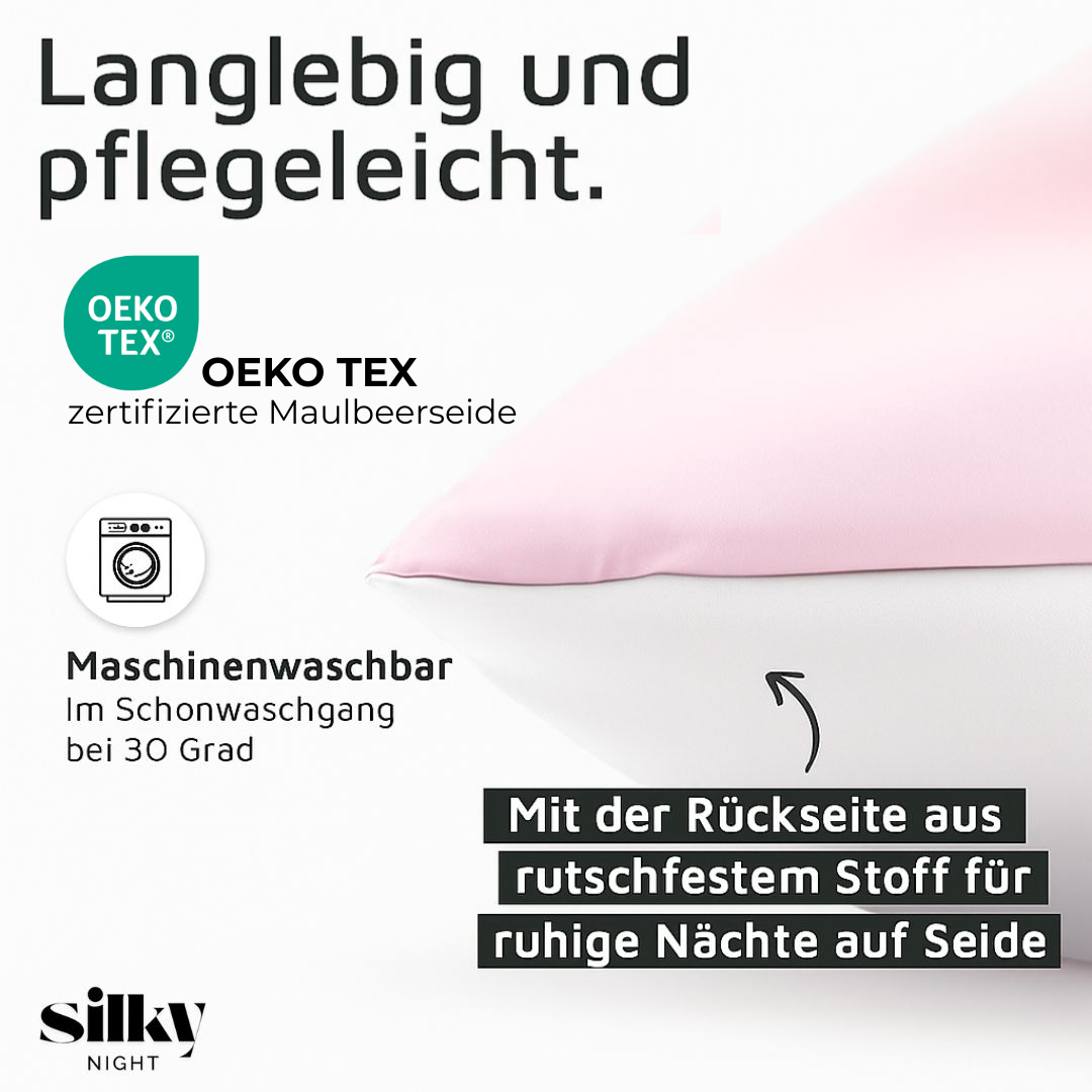Seidenbezug passend für ergonomisches Kissen